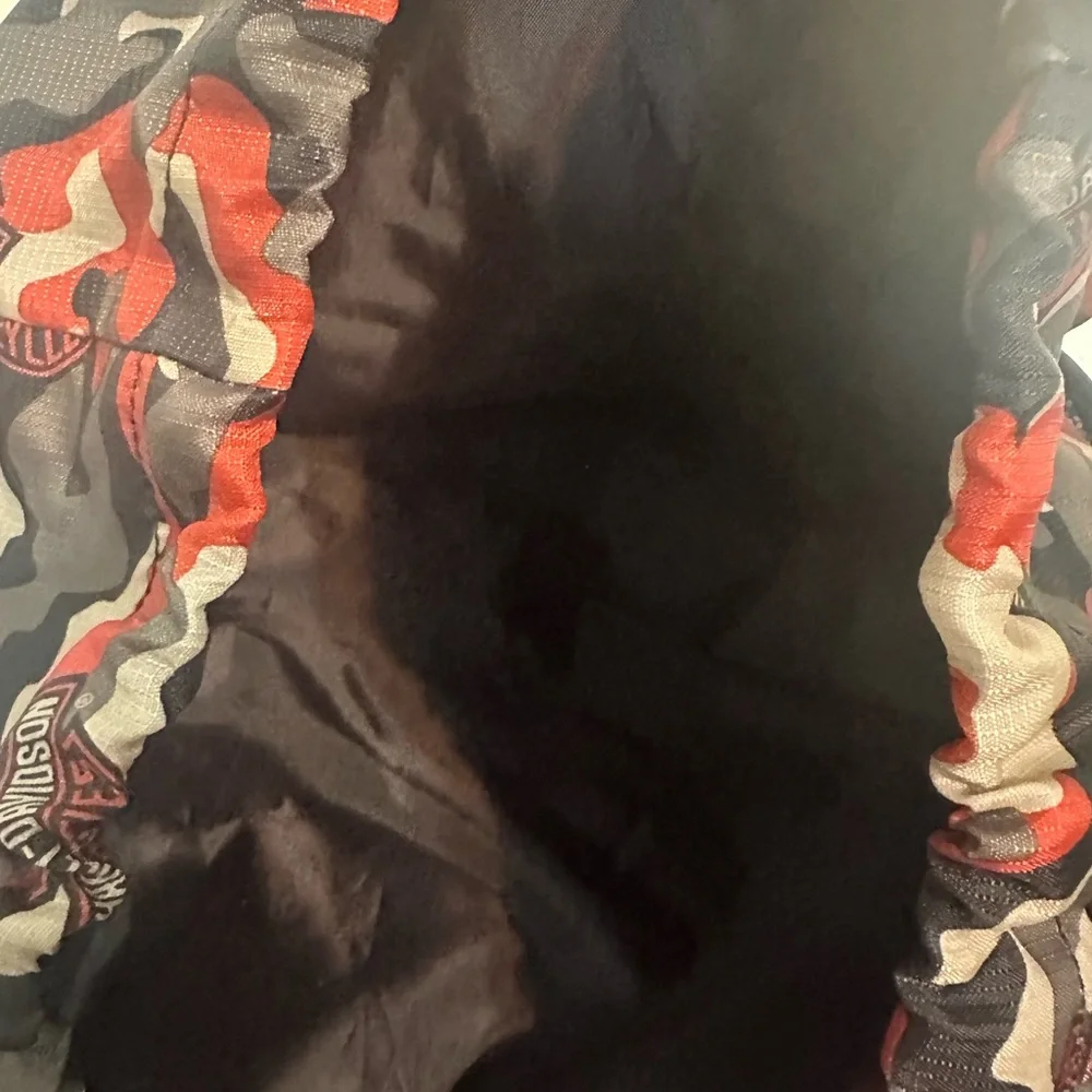 Harley-Davidson Boys Camo-Printed Packable Pouch Nylon Backpack